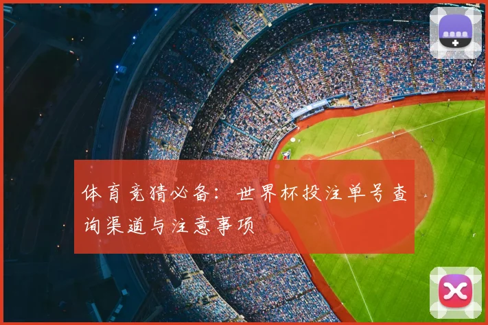 体育竞猜必备：世界杯投注单号查询渠道与注意事项